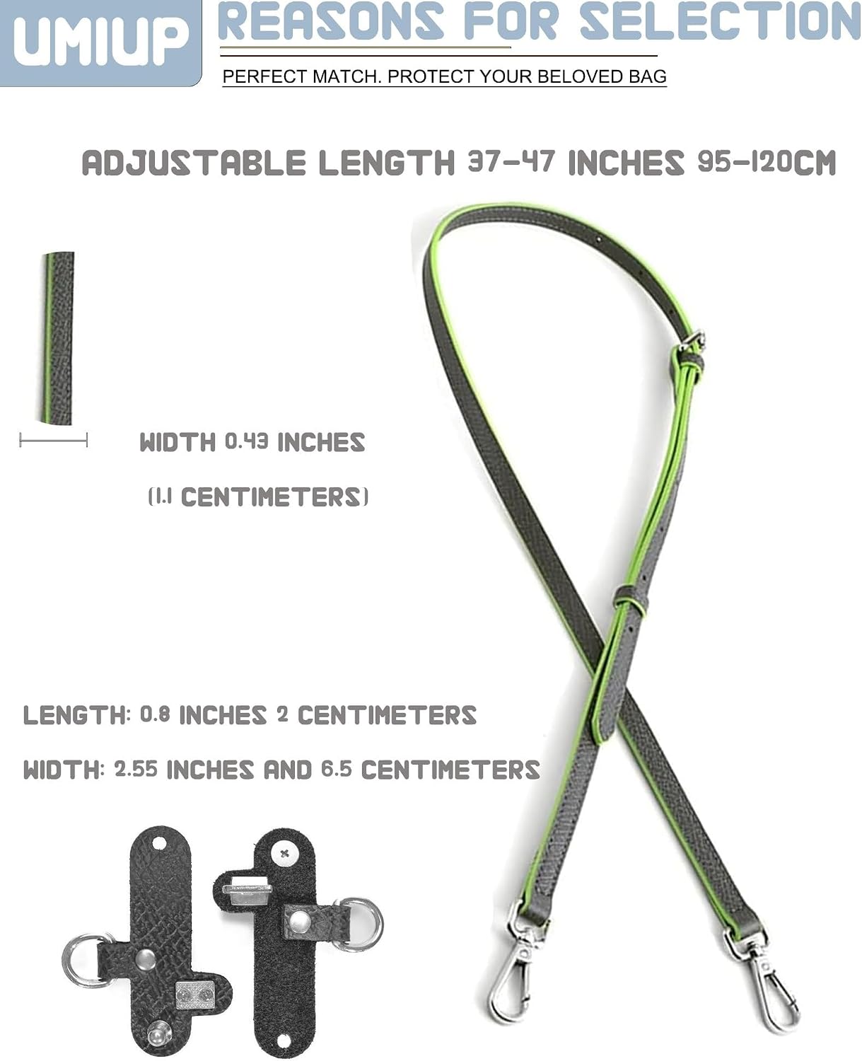 Correa cruzada ajustable para mini bolso Longchamp