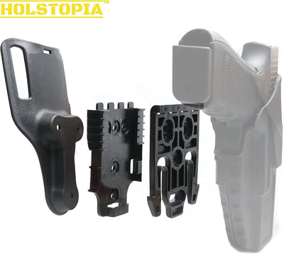 Kit bloqueo rápido QLS con horquilla y placa receptora