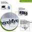 Pack 3 cadenas motosierra 8pulg paso 1/4