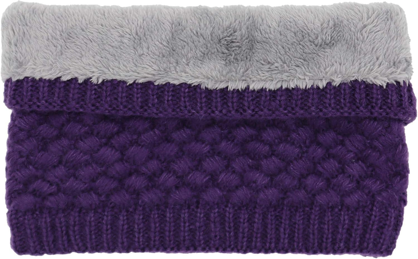 Bufanda cuello punto forro polar invierno unisex
