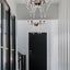 Candelabro bronce moderno 6 luces estilo vela sala comedor
