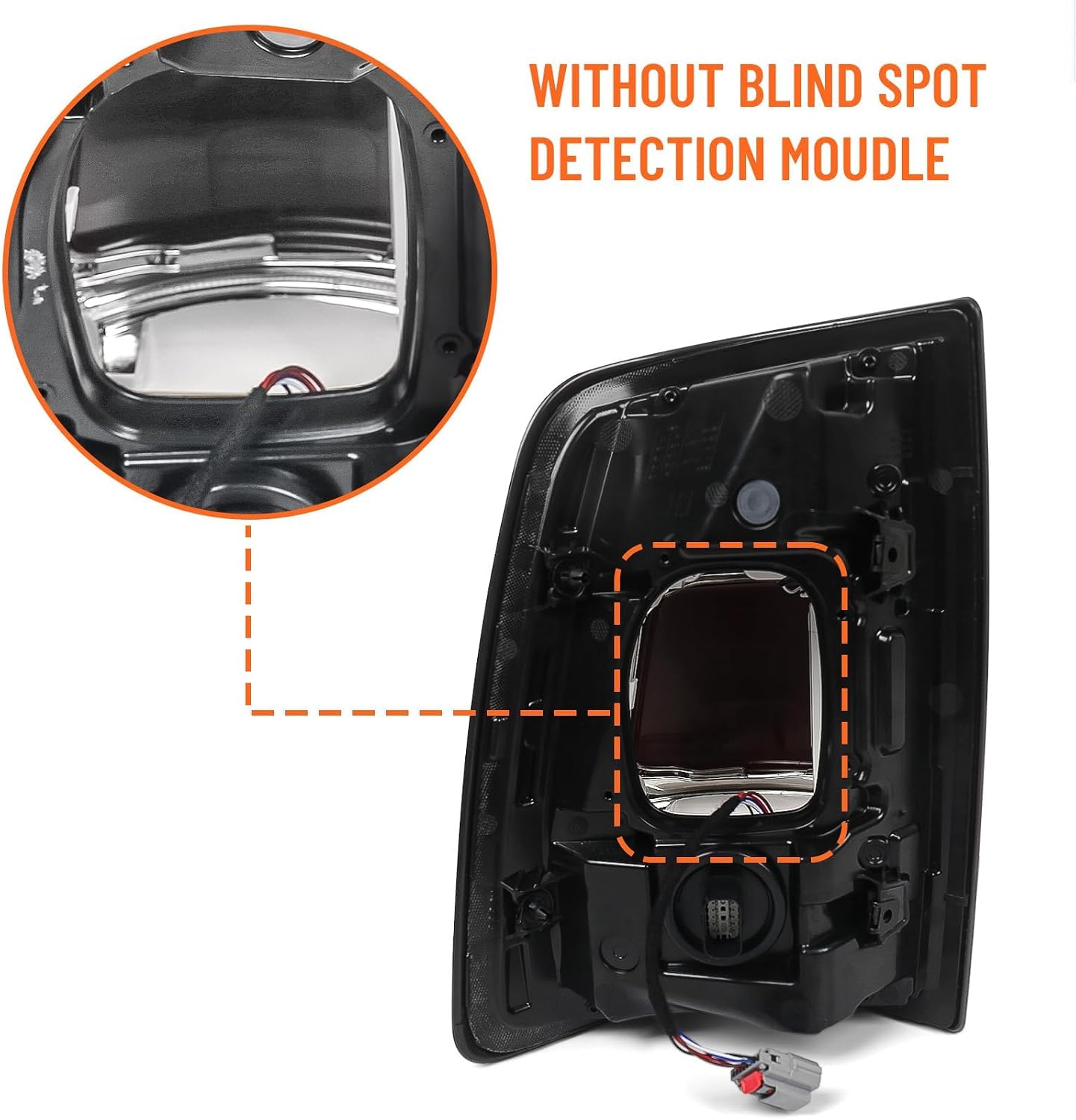 Luz trasera LED ahumada negra Dodge Rammódulo derecho