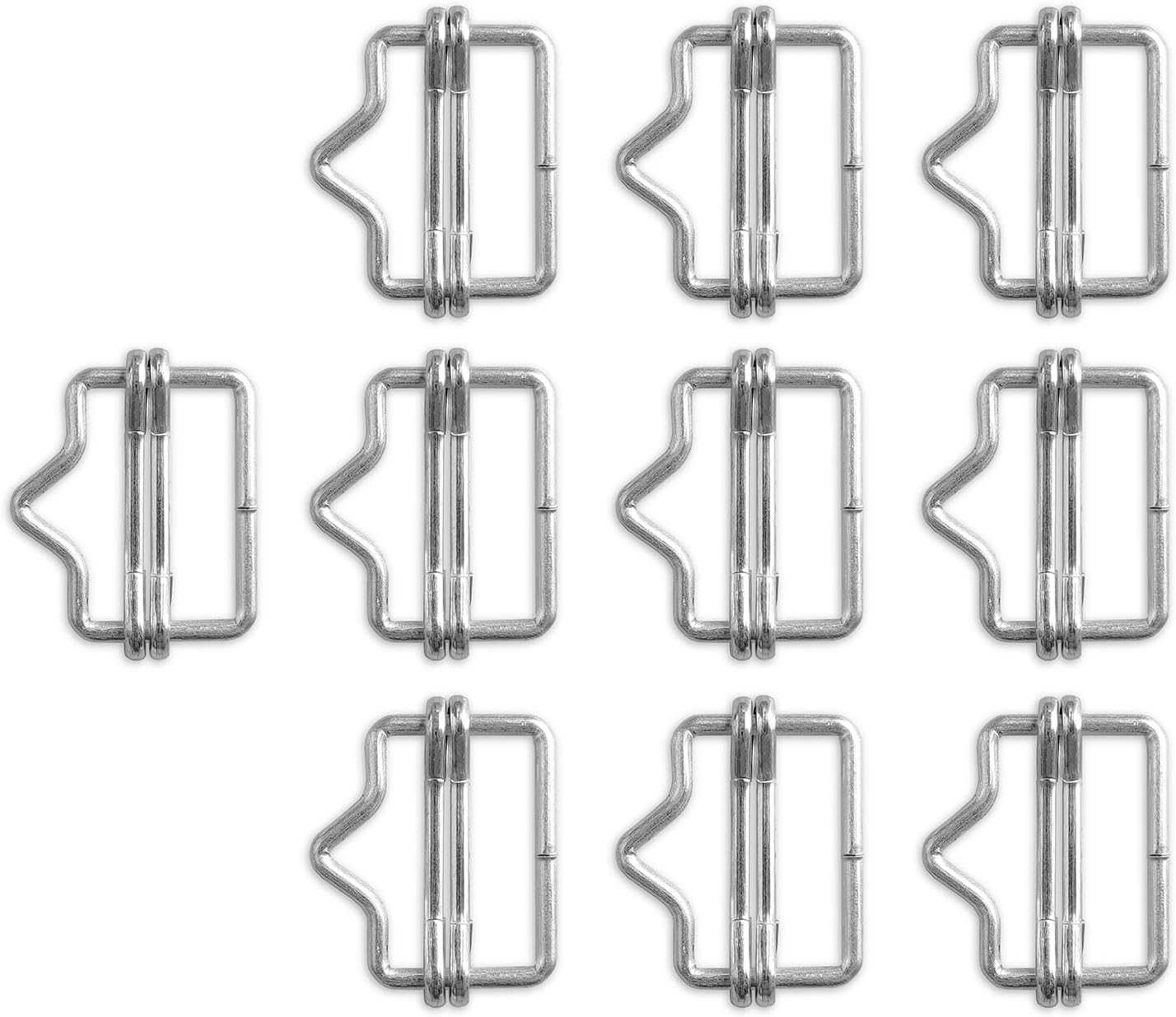 Empalmador eléctrico Polytape 1-1/2" plateado set 10