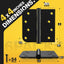 Bisagras puerta acero inox 4x4pulg suaves silenciosas