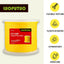 Cuerda trenzada amarilla 1/2" x200pies resistente