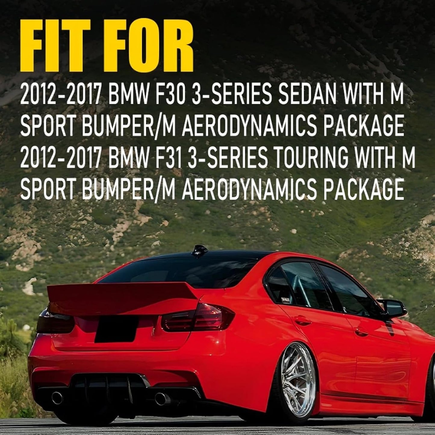 Parachoques trasero BMW Serie 3 F30 F31 M Sport