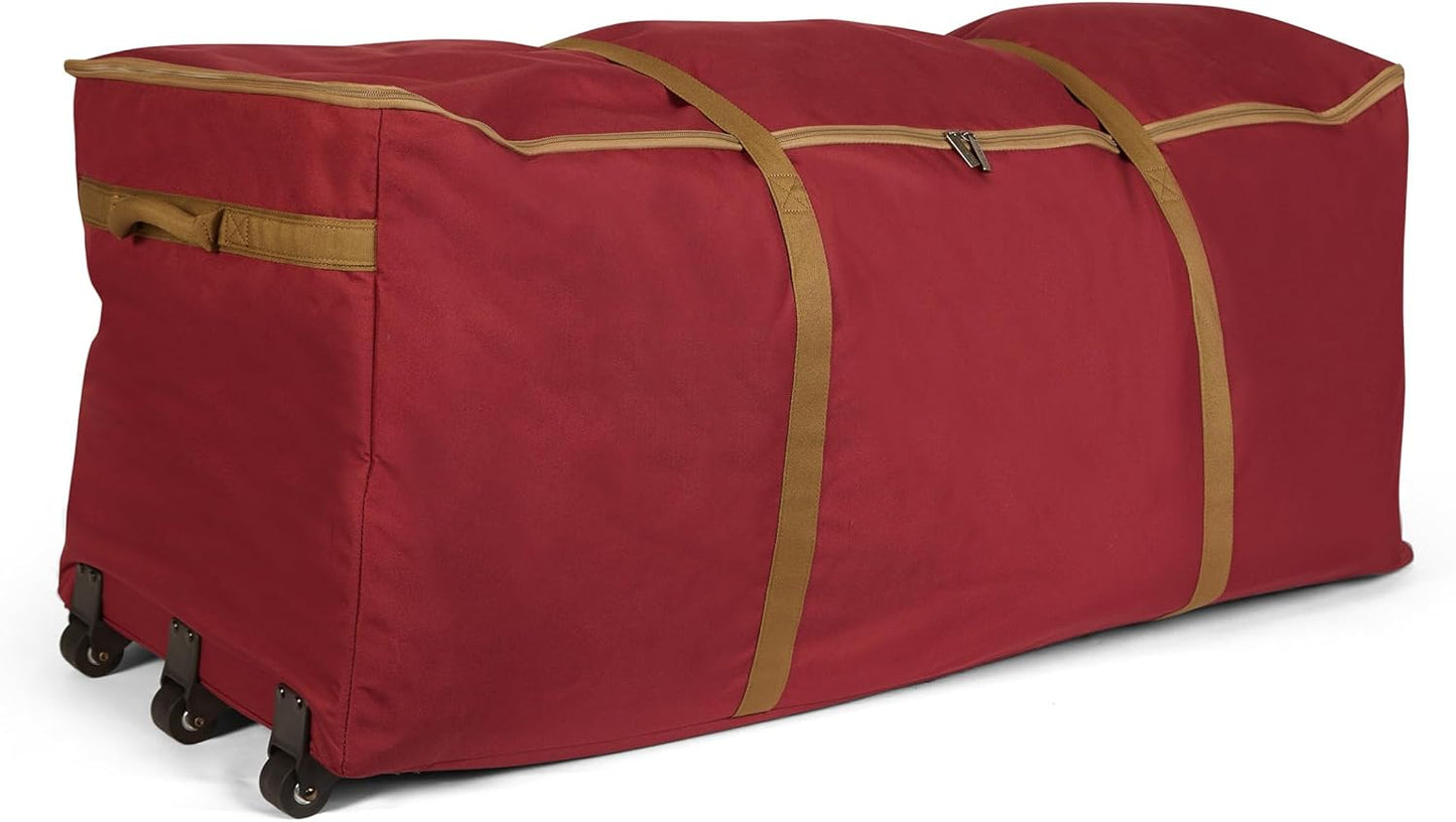 Bolsa con ruedas para árbol de navidad poliéster resistente