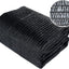 Tela sombra 40% 6.5x20ft negro con clips para plantas