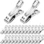 40 Clips Acero Inox para Invernadero Agarre Fuerte