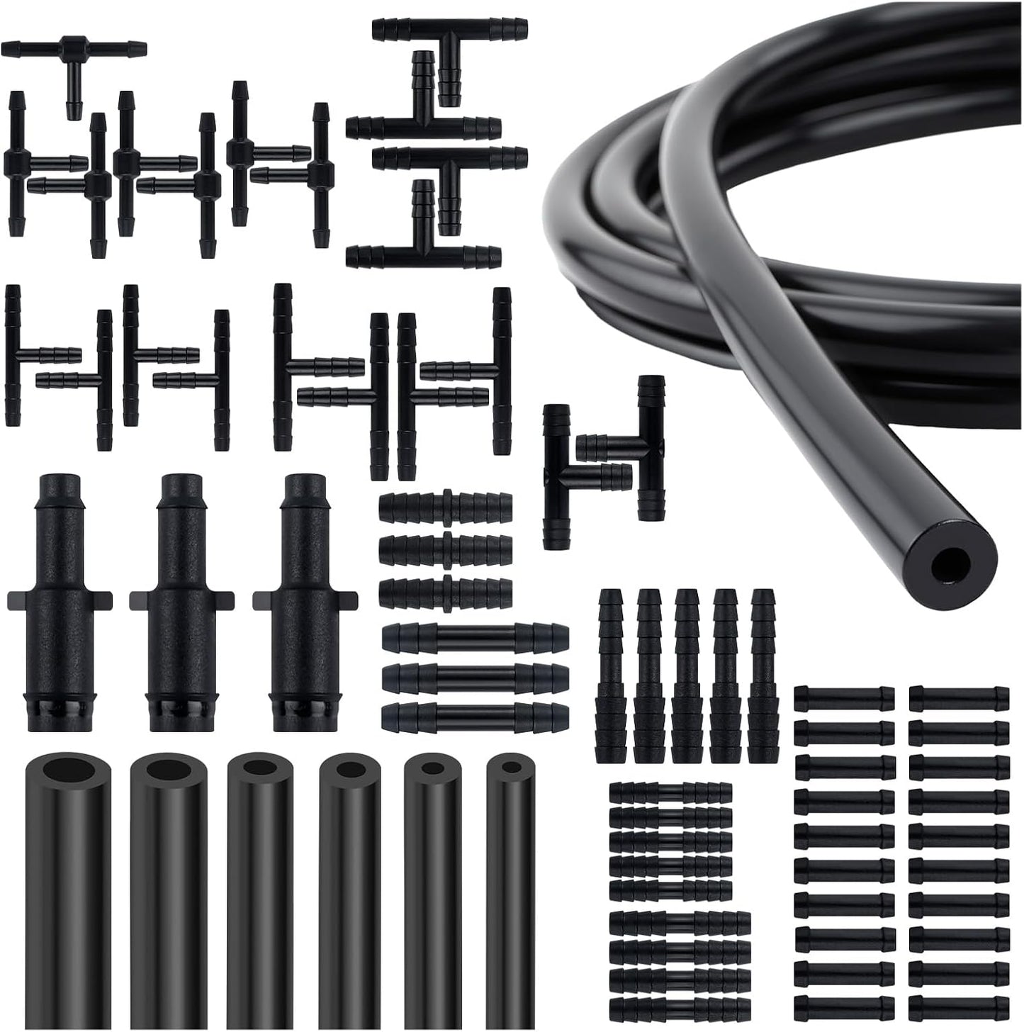 Kit manguera vacío silicona 5ft 64 conectores 1/8-3/8
