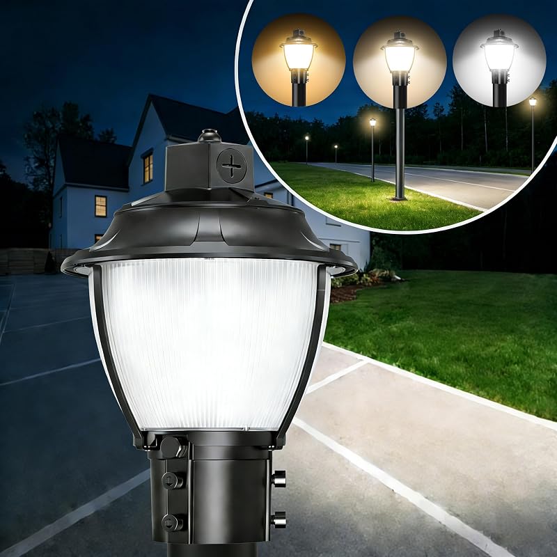 Luz LED poste exterior 80W 11200LM IP65 ajustable