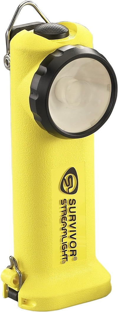 Linterna ángulo recto alcalina 175 lúmenes color amarillo