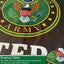 Banderas emblema militar doble cara verde Fuerza Armada