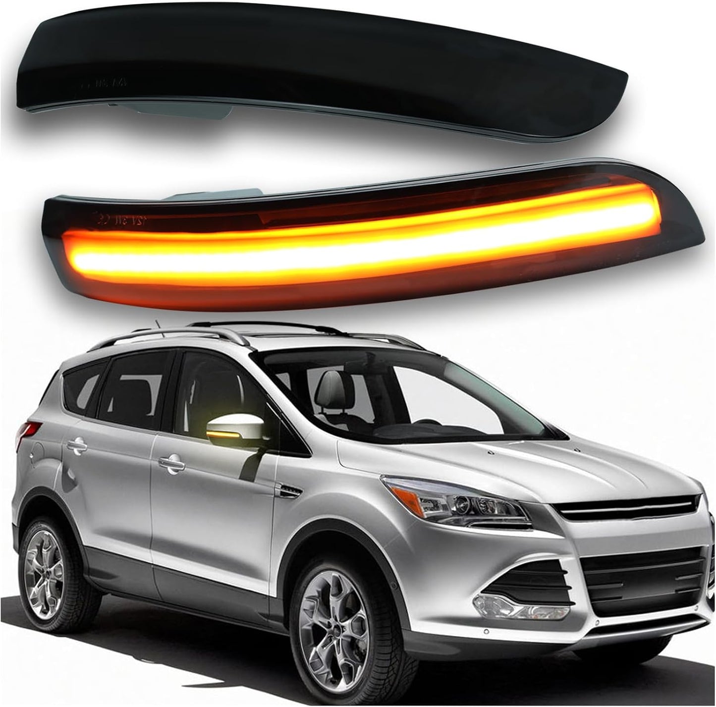 Luz LED retrovisor Ford Escape EcoSport Focus C-Max 13-18