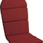 Cojín Adirondack espuma exterior 21.5x19 rojo rubí