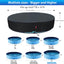 Cubierta plegable piscina infantil 87" tela resistente
