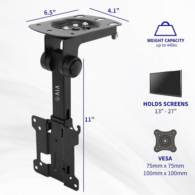 Montaje rebatible para TV LCD y monitores Negro