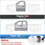 Luz LED techo Ford Ranger 93-04 cubierta mapa lectura