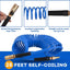 Manguera aire 1/4pulg x25ft poliuretano 300PSI azul