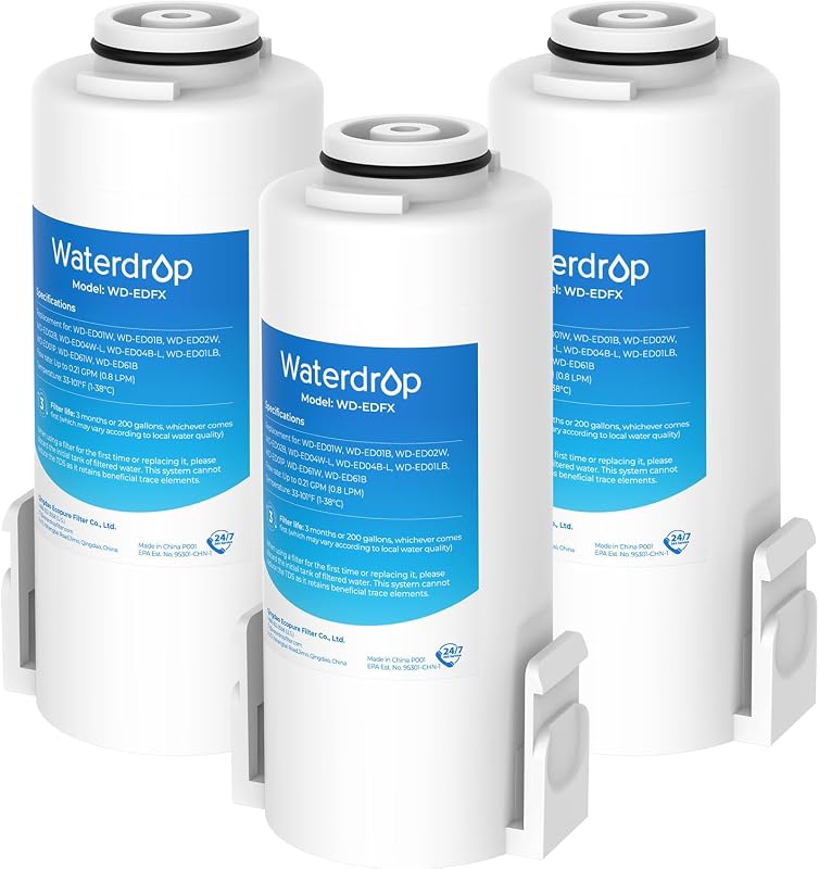 Filtro agua ED61 recargable 200gal 3uds