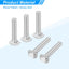 Tornillo T cabeza martillo M5x25 con tuercas brida hex para