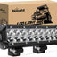 Barra luz LED 9" 54W 3600lm impermeable para camiones SUV