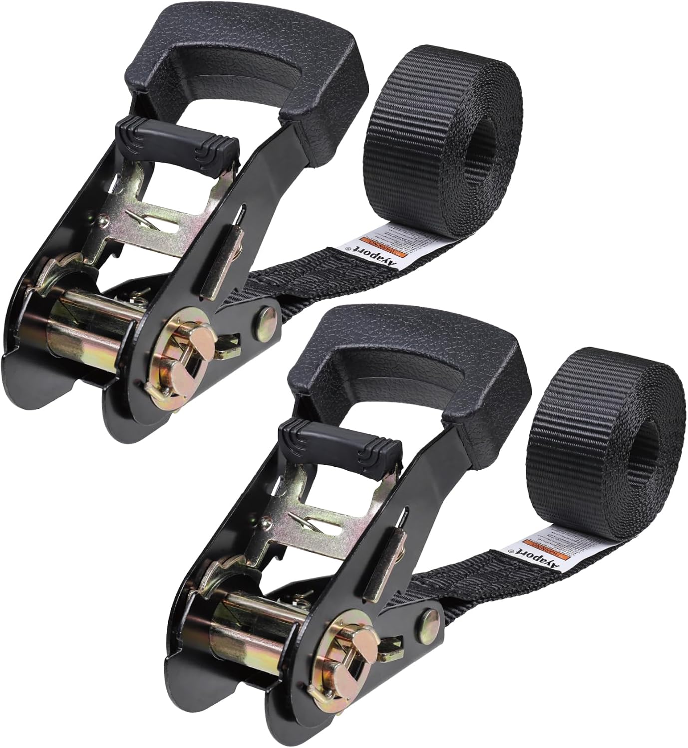 Correas trinquete 1" x8ft 1860lb negras carga