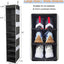 Organiz. zapatos colgante 10 estantes 8 bolsillos laterales