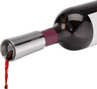 Aerator de vino 7 funciones color plata