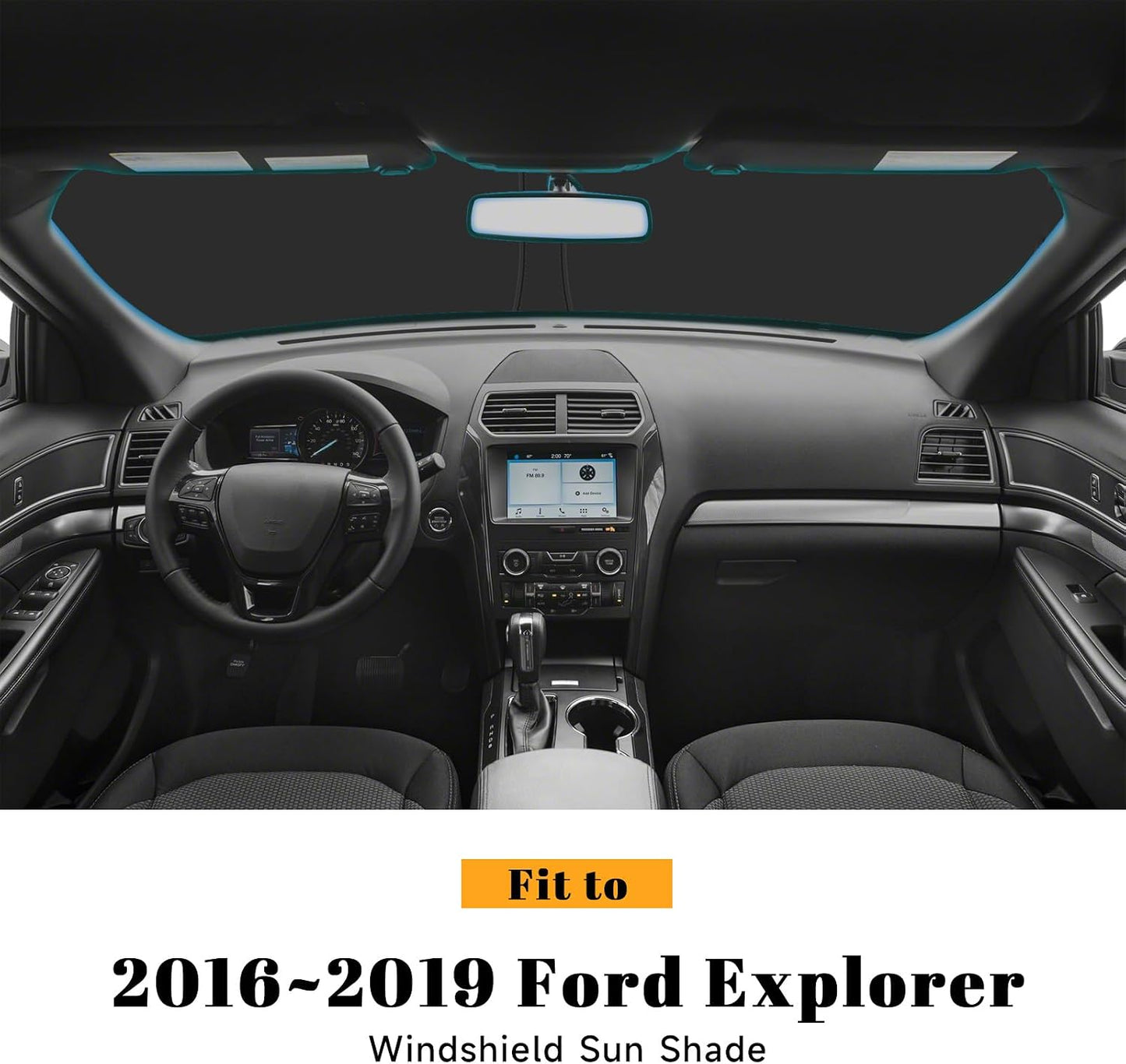 Parasol reflectante plegable para Ford Explorer 11-19