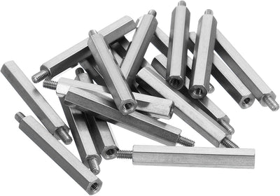 Separador PCB acero inox 20 pzas 0.157pulg