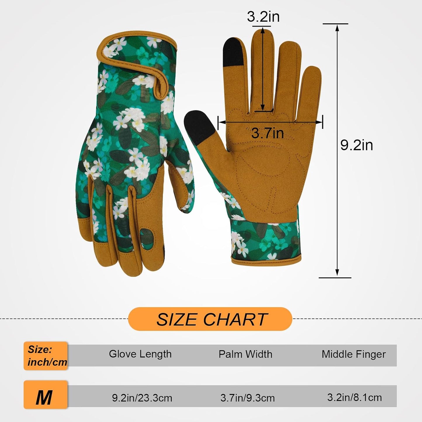 Guantes jardinería cuero mujer a prueba de espinas
