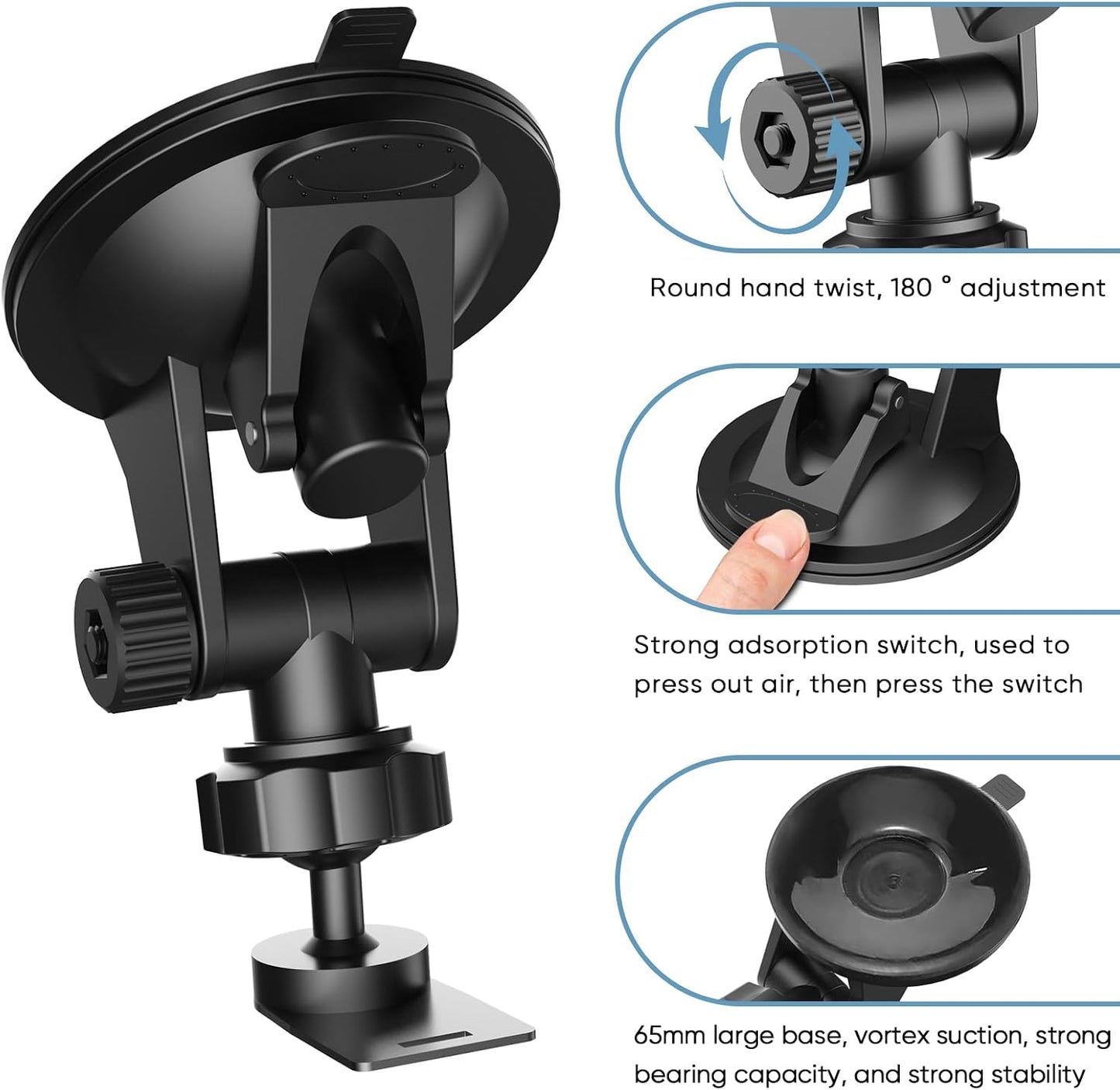 Soporte ventosa succión radar detector iRadar ESD SPX