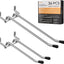 Ganchos doble brazo para tablero clavijas 4/6pulg pack 36