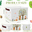 3 Pzas Cesta Almacenamiento Animales Bosque Plegable