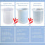 10 Tazas Medidoras Silicón para Resina 3.5oz Antiadherente