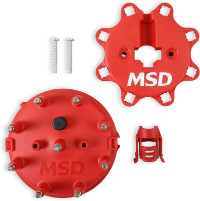 Tapa para Distribuidor Rojo de Vidrio con Cierre Ajustable