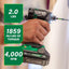 Controlador impacto inalámbrico 18V 1/4pulg con 2 baterías