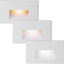 Luces LED escalones 12V 3 colores ajustables IP66 impermeable