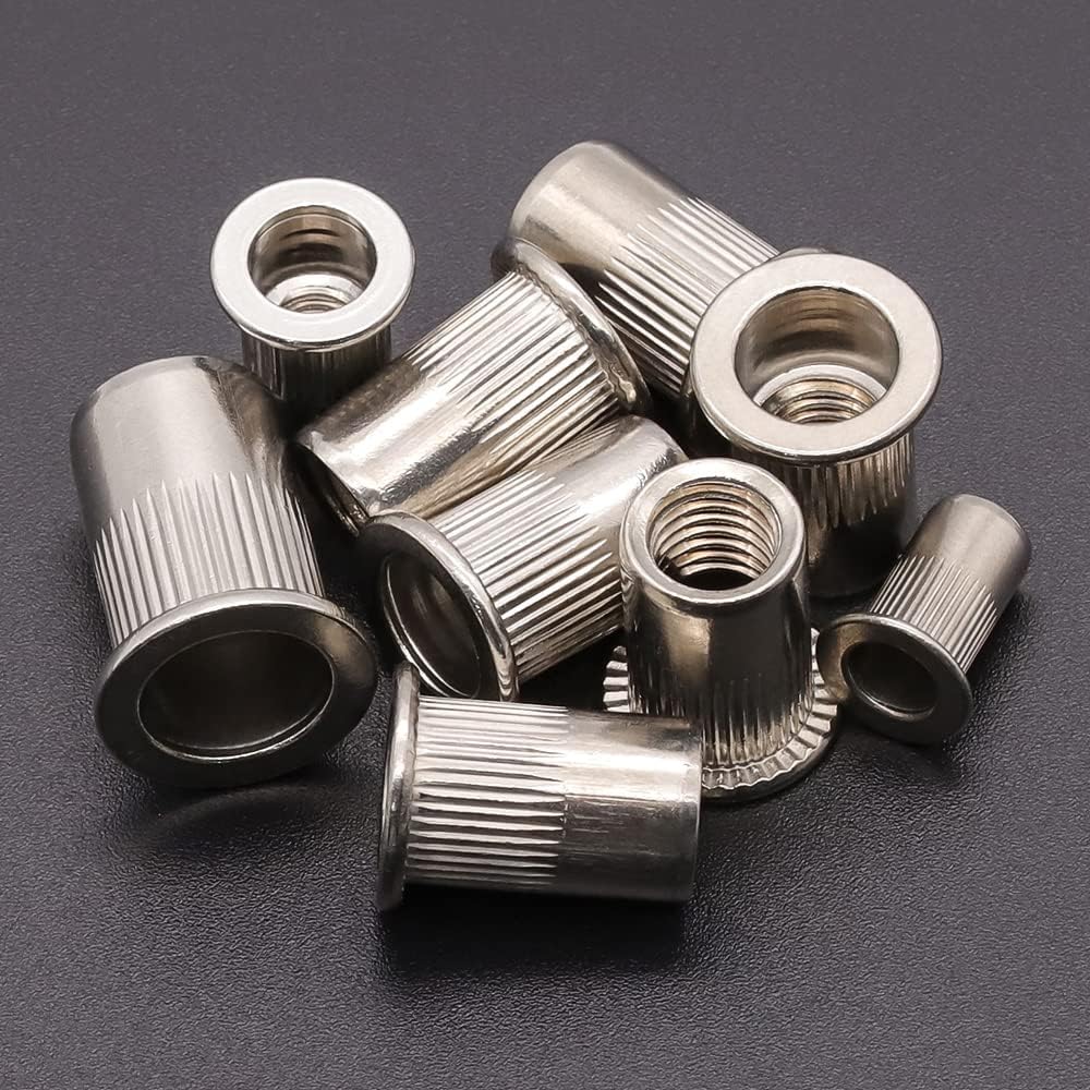 Pack 50 Tuercas Remachadoras Acero Inox 1/4-20 304 ss