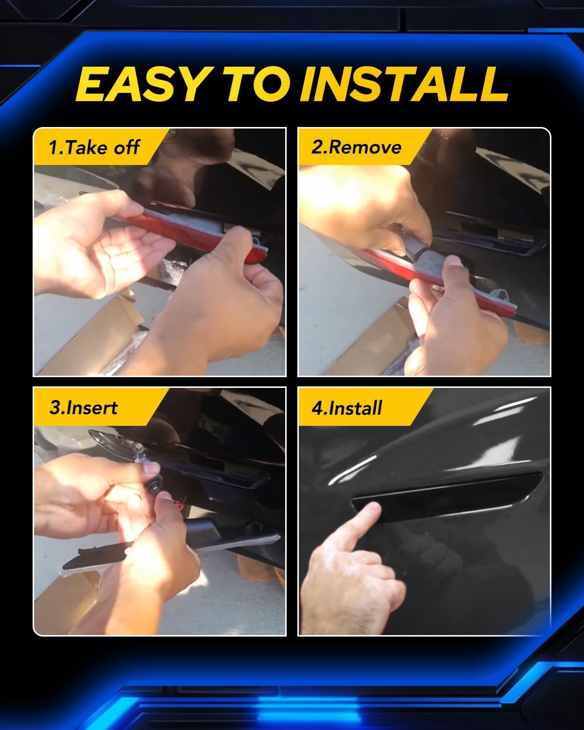 Luces LED laterales Ford Mustang 2010-14 2 Unids