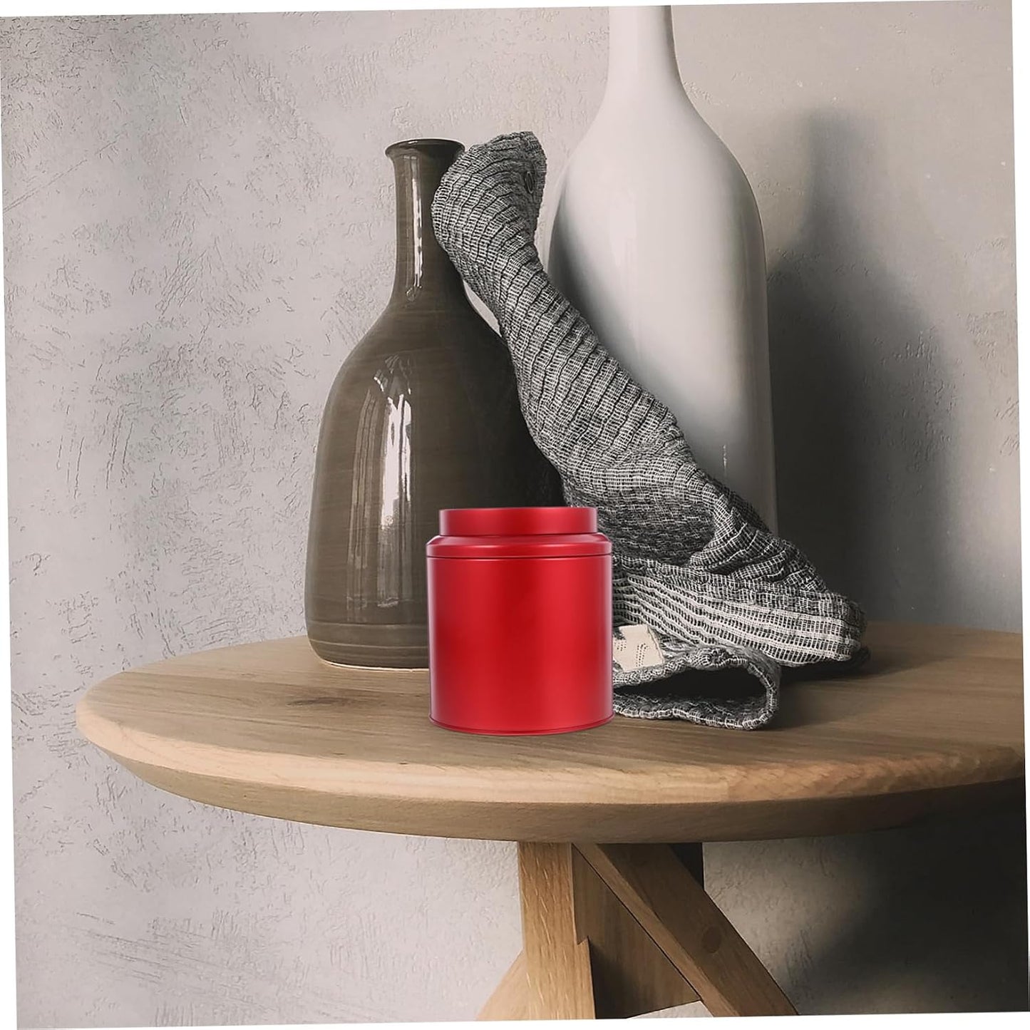 Recipiente hermético hojalata 4.6" para té azúcar café