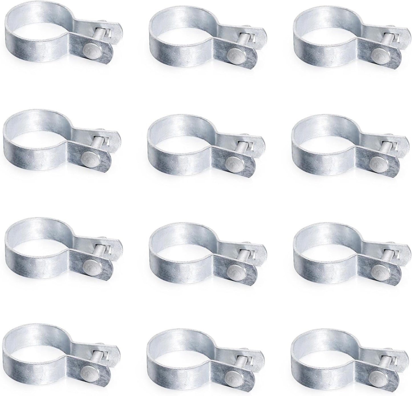 12 Bandas Cadena Acero Galvanizado 1-5/8" con Pernos