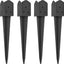 Anclaje poste valla 23.6x3.7" soporte estaca pack 4
