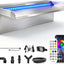 Kit cascada estanque Koi con luz LED multicolor