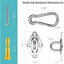 Kit Herrajes Vela Sombra 6" Acero Inox 304