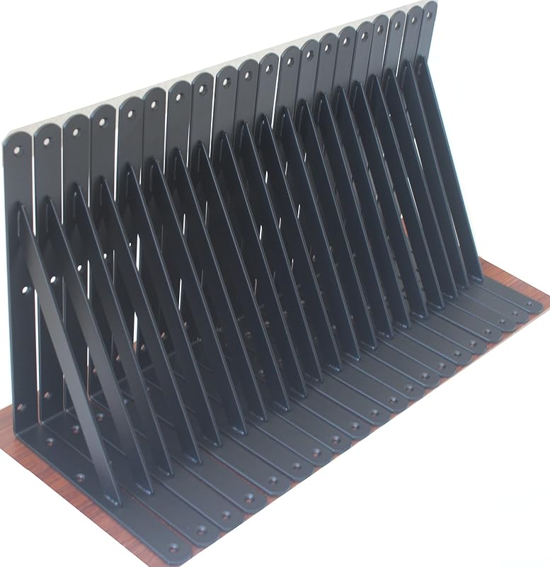 20 Soportes Estante Metal 12x8pulg Resistentes