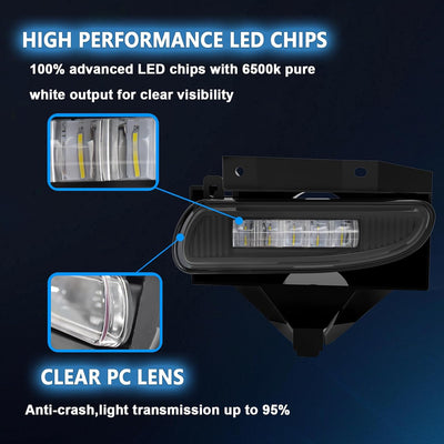 Luces antiniebla LED comp Ford Mustang 99-04