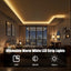 Kit luz LED tira 50pies 900LED 24V para cocina