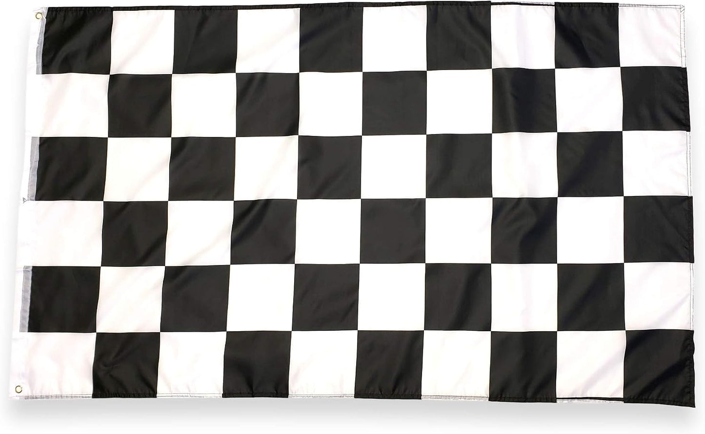 Bandera a cuadros 3x5ft tela poliéster con ojales latón